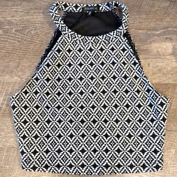 Small - Black and White Tank Top - Dynamite - Picture 1 of 4